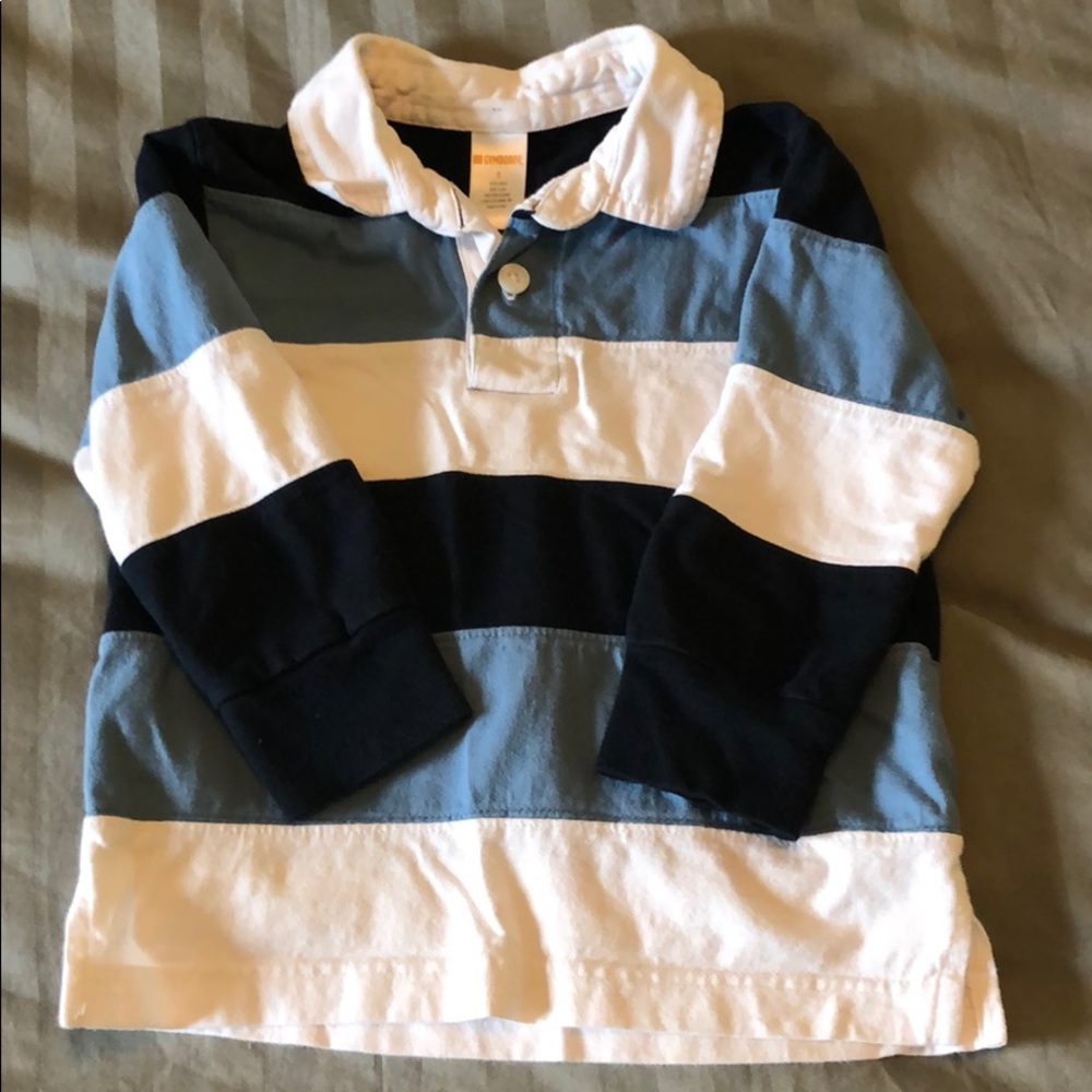 Gymboree long sleeve polo-size 3T